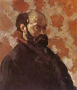 Paul Cezanne Self-Portrait on Rose Background oil painting reproduction